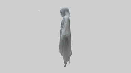 3D model Ghostly figure model VR / AR / low-poly