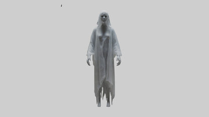 3D model Ghostly figure model VR / AR / low-poly