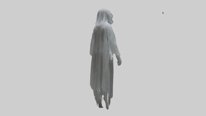3D model Ghostly figure model VR / AR / low-poly