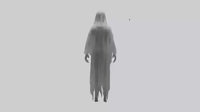 3D model Ghostly figure model VR / AR / low-poly