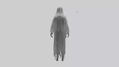 3D model Ghostly figure model VR / AR / low-poly