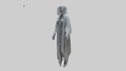 3D model Ghostly figure model VR / AR / low-poly