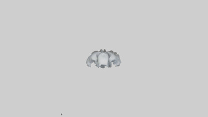 3D model Ghostly figure model VR / AR / low-poly