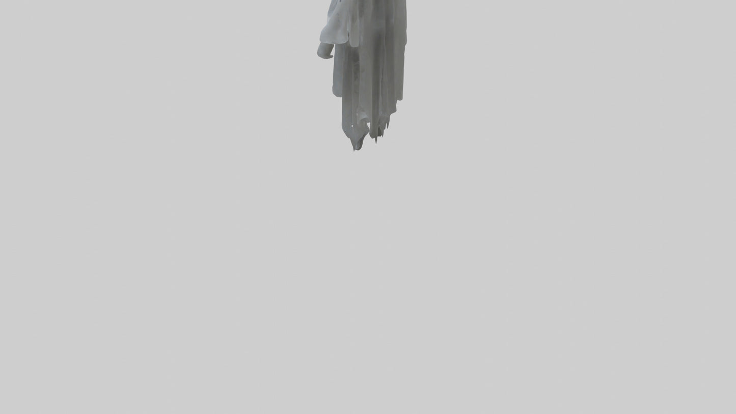 3D model Ghostly figure model VR / AR / low-poly