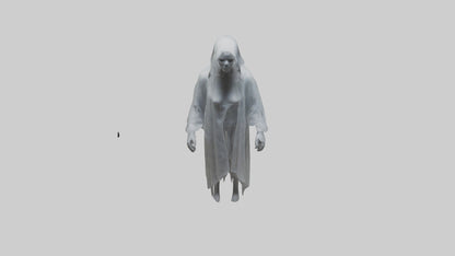 3D model Ghostly figure model VR / AR / low-poly