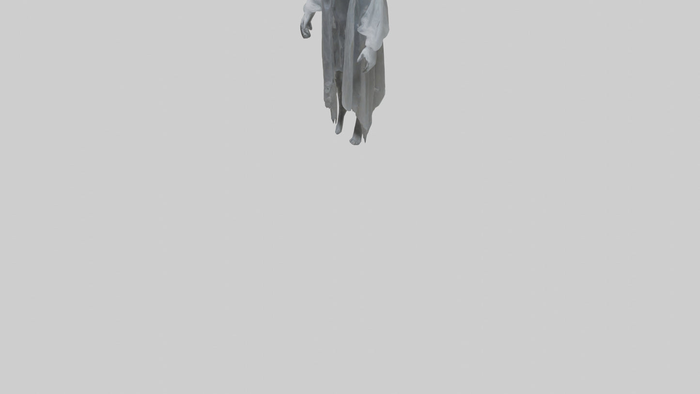 3D model Ghostly figure model VR / AR / low-poly