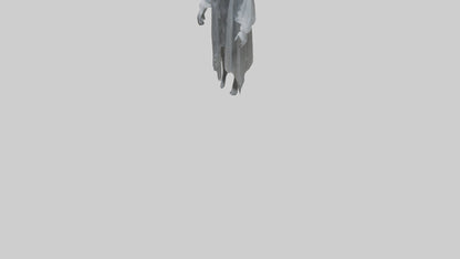 3D model Ghostly figure model VR / AR / low-poly