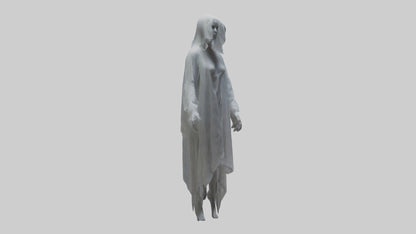 3D model Ghostly figure model VR / AR / low-poly
