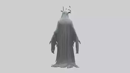 3D model Ghostly nightmare model VR / AR / low-poly
