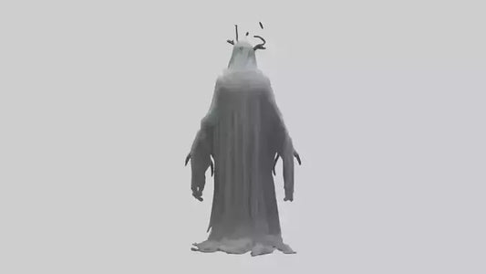 3D model Ghostly nightmare model VR / AR / low-poly