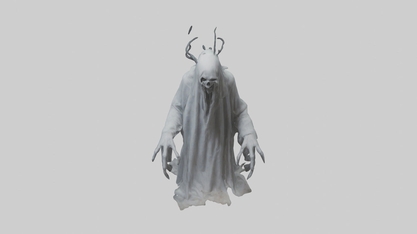 3D model Ghostly nightmare model VR / AR / low-poly