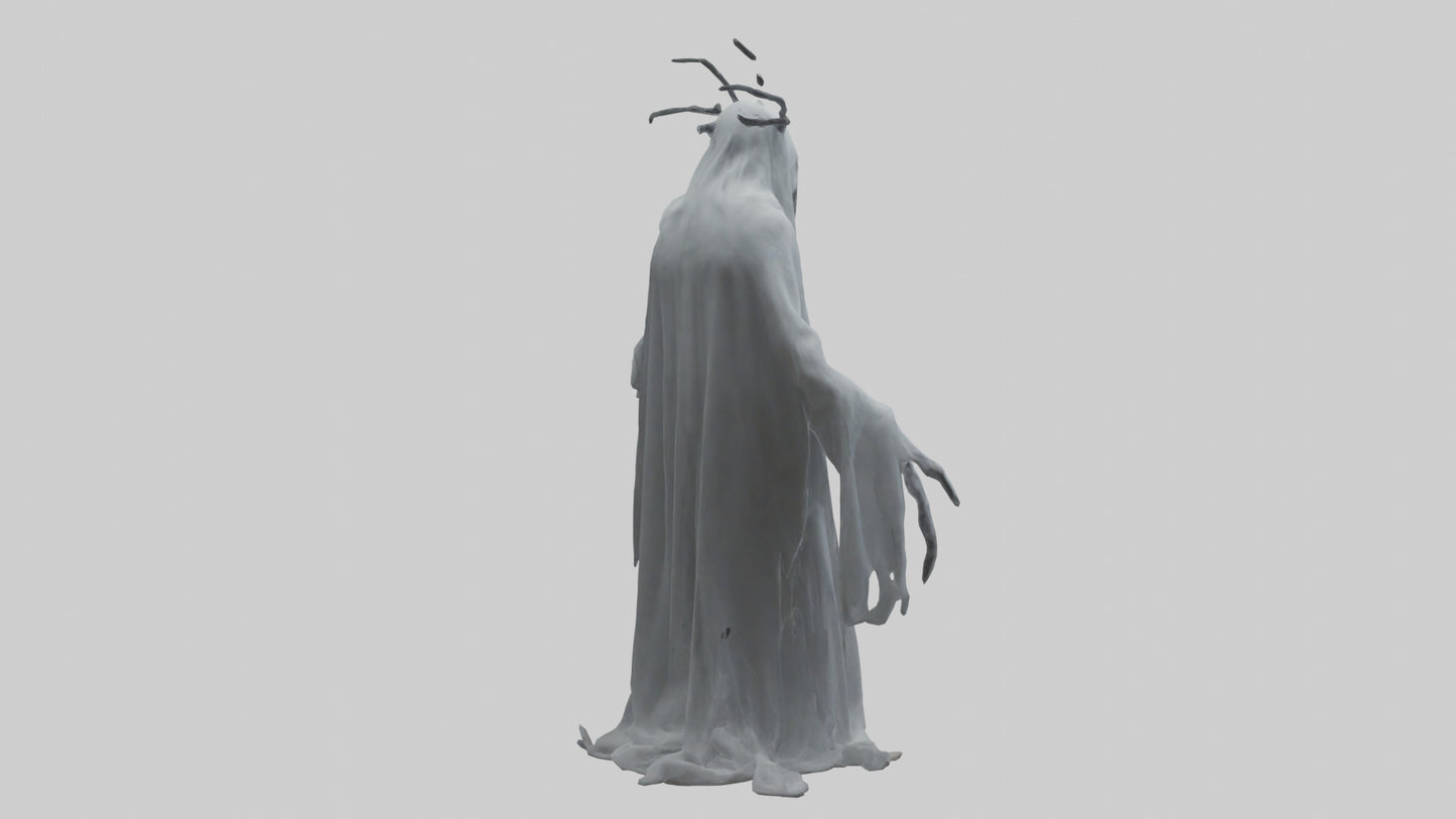 3D model Ghostly nightmare model VR / AR / low-poly