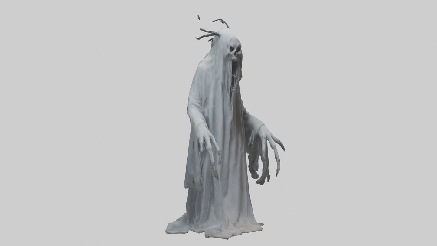 3D model Ghostly nightmare model VR / AR / low-poly