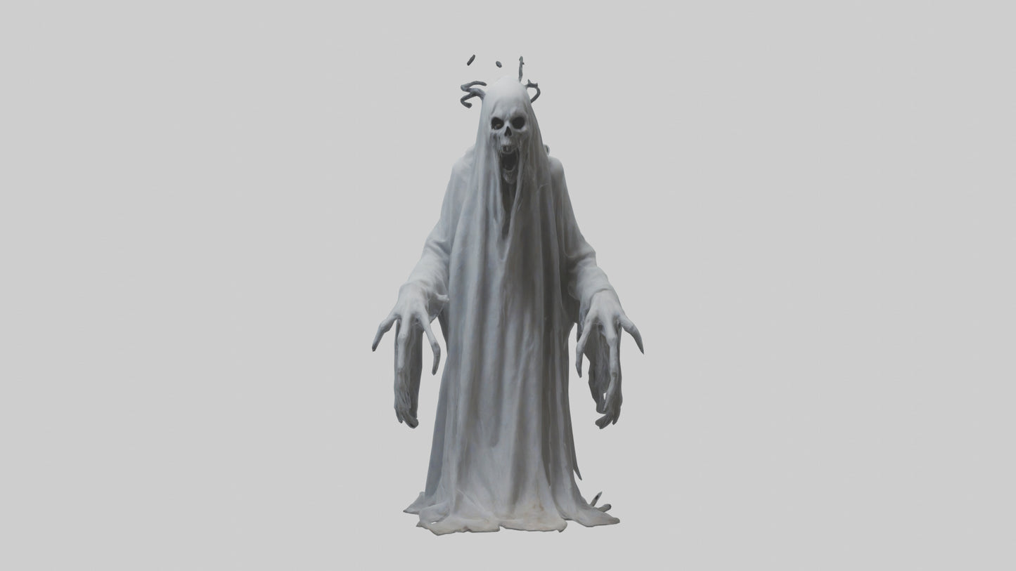 3D model Ghostly nightmare model VR / AR / low-poly