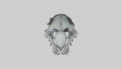 3D model Ghoul model VR / AR / low-poly