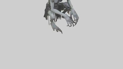 3D model Ghoul model VR / AR / low-poly