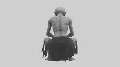 3D model Ghoul model VR / AR / low-poly