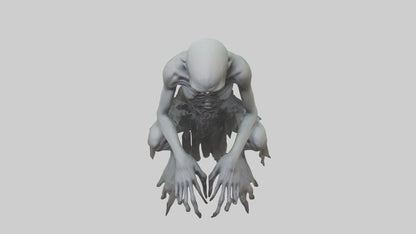 3D model Ghoul model VR / AR / low-poly