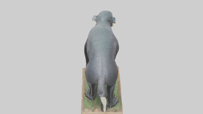 Giant Anteater statue model VR / AR / low-poly