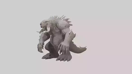 Giant Behemoth model VR / AR / low-poly