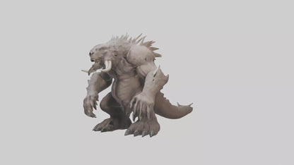 Giant Behemoth model VR / AR / low-poly