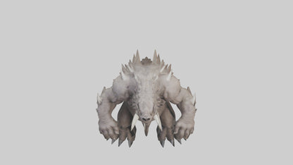 Giant Behemoth model VR / AR / low-poly