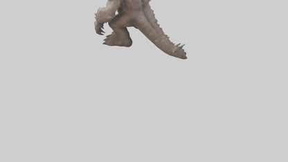 Giant Behemoth model VR / AR / low-poly