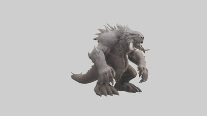 Giant Behemoth model VR / AR / low-poly