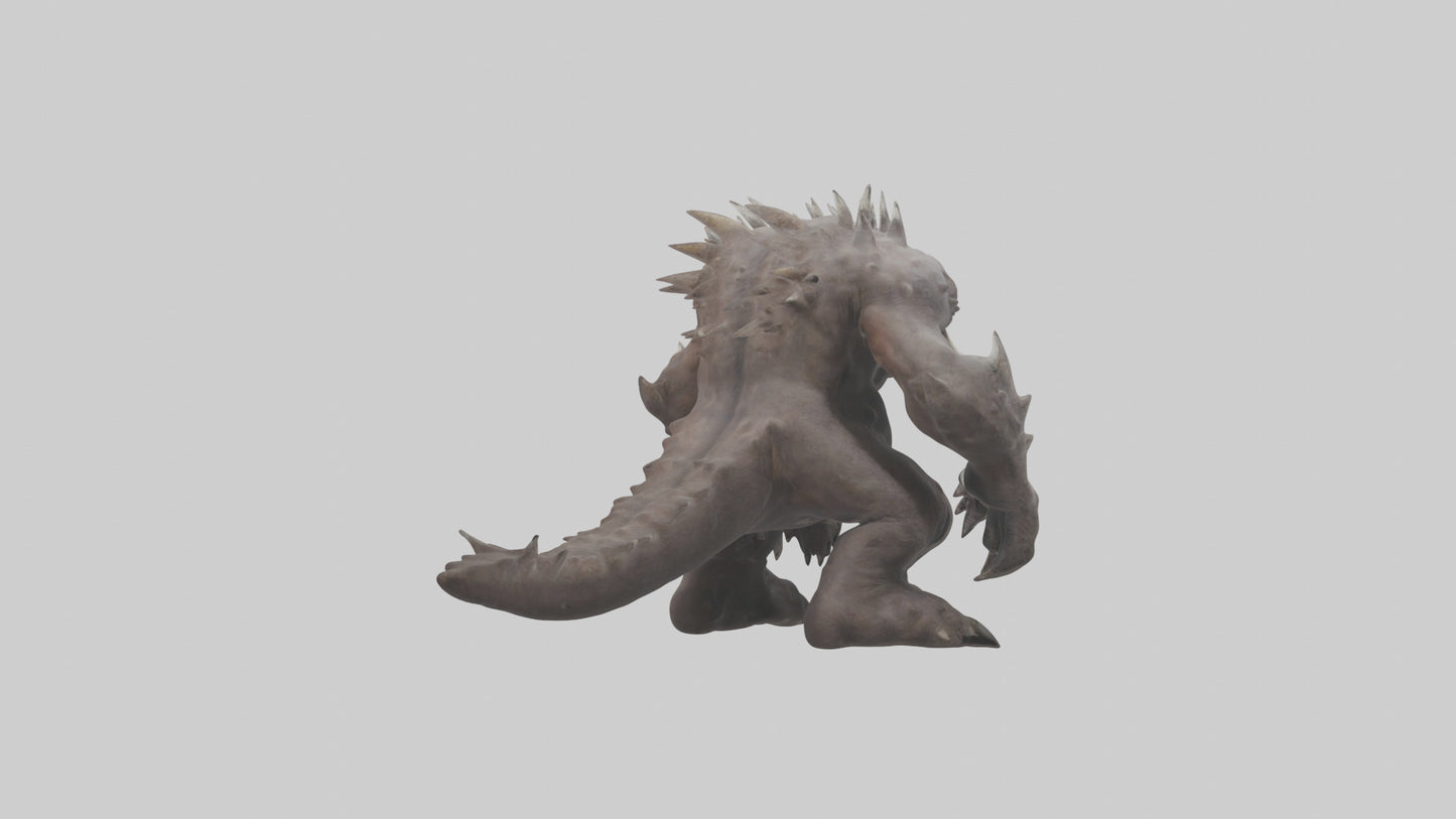 Giant Behemoth model VR / AR / low-poly