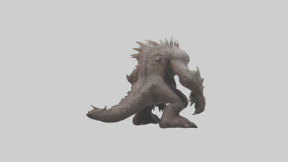 Giant Behemoth model VR / AR / low-poly
