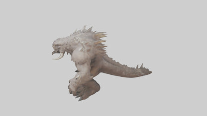 Giant Behemoth model VR / AR / low-poly
