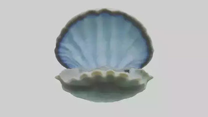 3D model Giant Clam resting on reef model VR / AR / low-poly