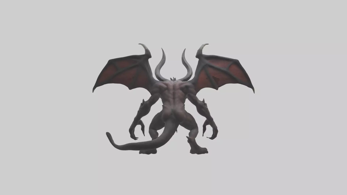 3D model Giant Demon model VR / AR / low-poly