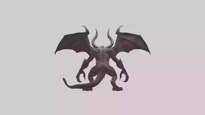 3D model Giant Demon model VR / AR / low-poly
