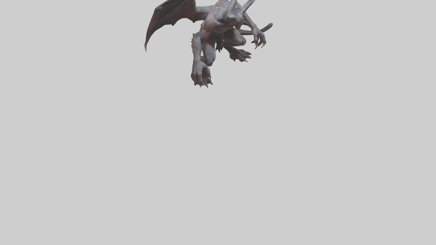 3D model Giant Demon model VR / AR / low-poly