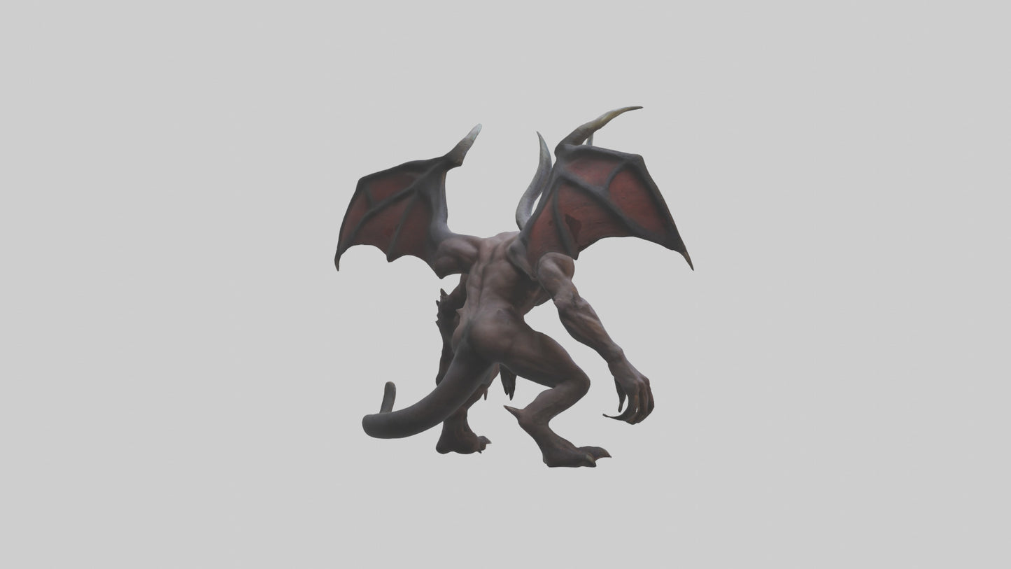 3D model Giant Demon model VR / AR / low-poly