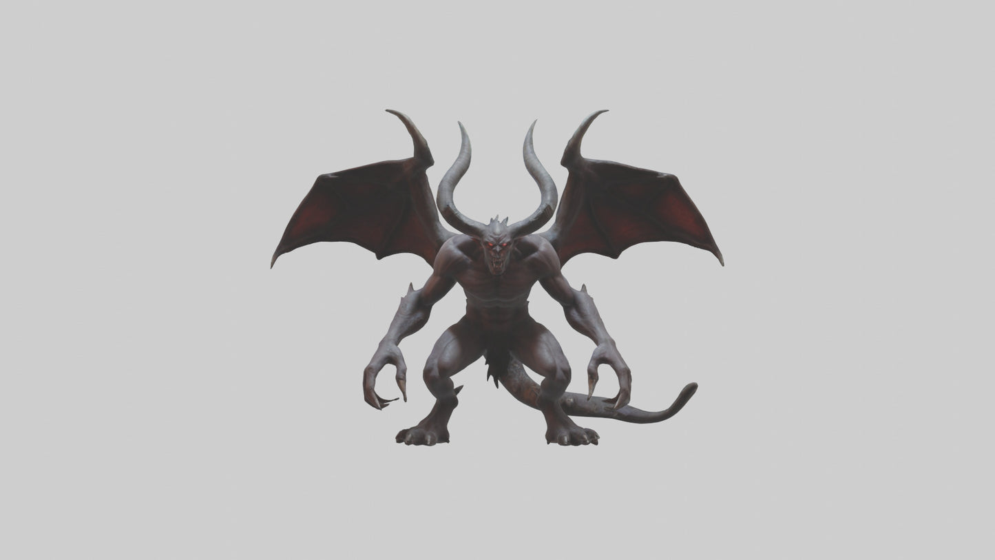 3D model Giant Demon model VR / AR / low-poly