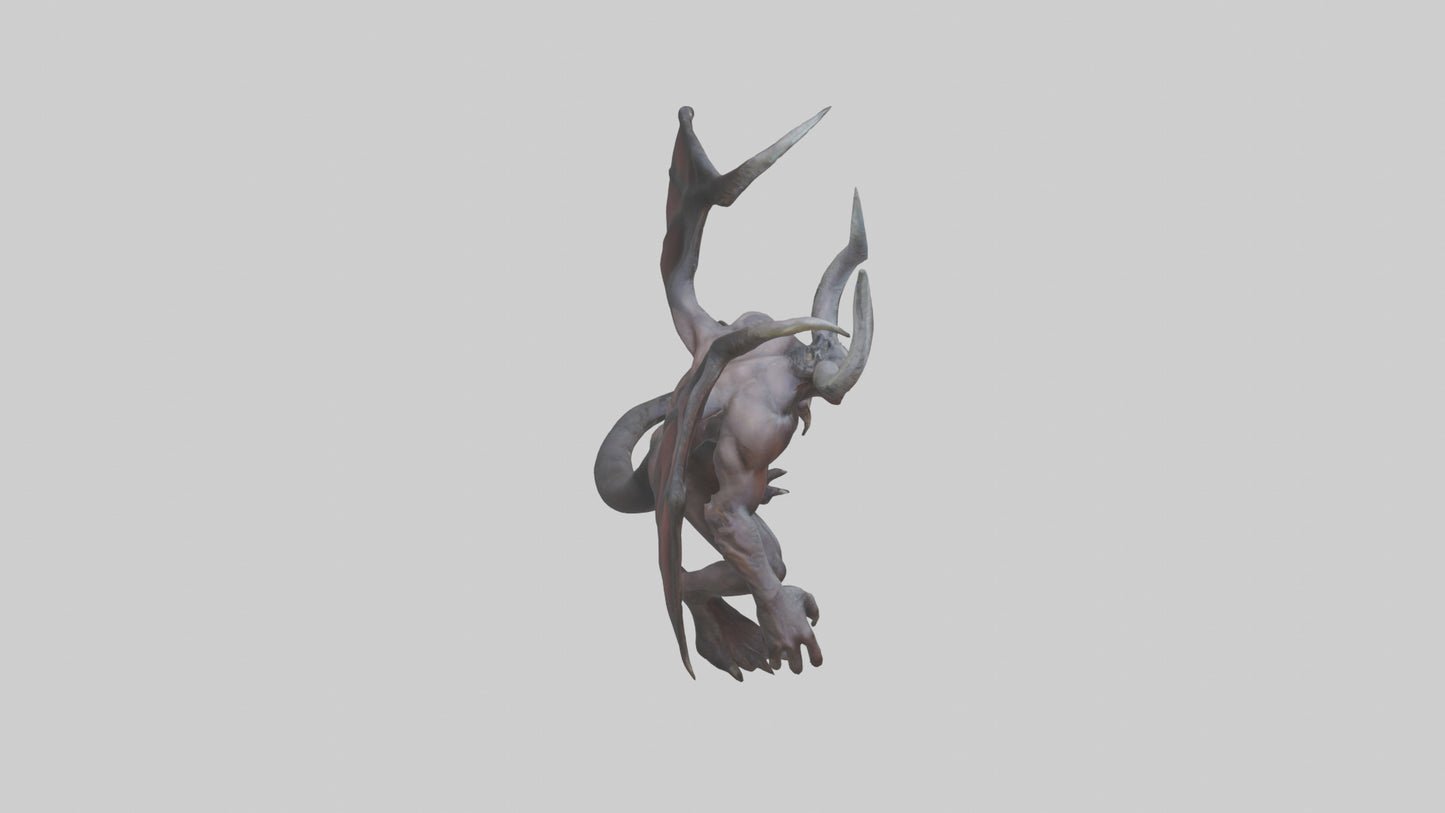 3D model Giant Demon model VR / AR / low-poly