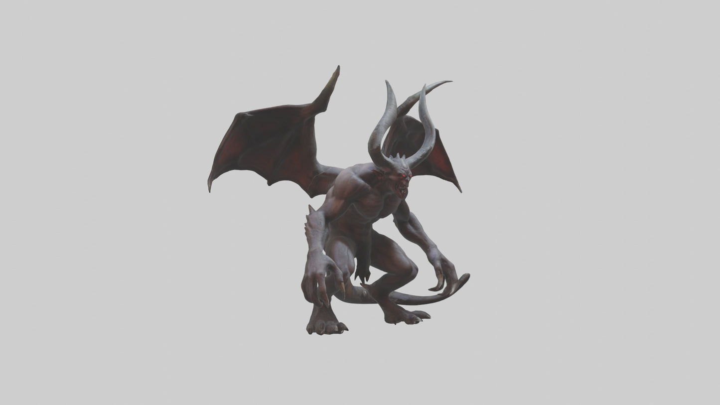 3D model Giant Demon model VR / AR / low-poly