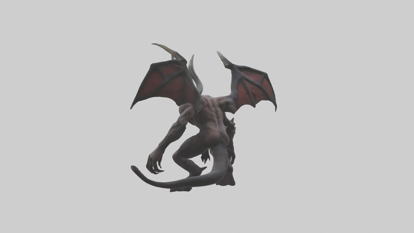 3D model Giant Demon model VR / AR / low-poly