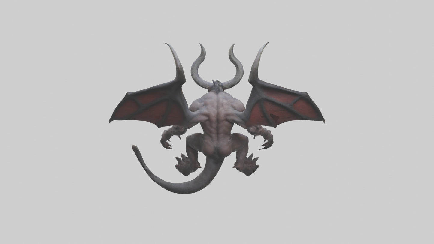 3D model Giant Demon model VR / AR / low-poly