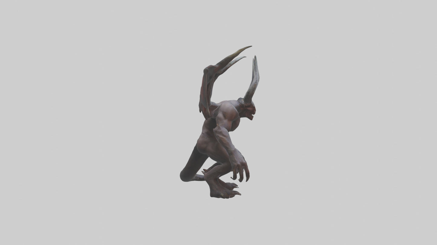 3D model Giant Demon model VR / AR / low-poly