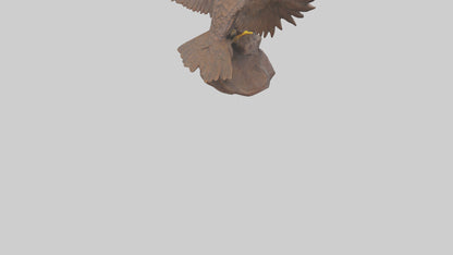 3D model Giant Eagle statue model VR / AR / low-poly