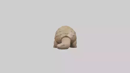 3D model Giant Ground Pangolin resting model VR / AR / low-poly