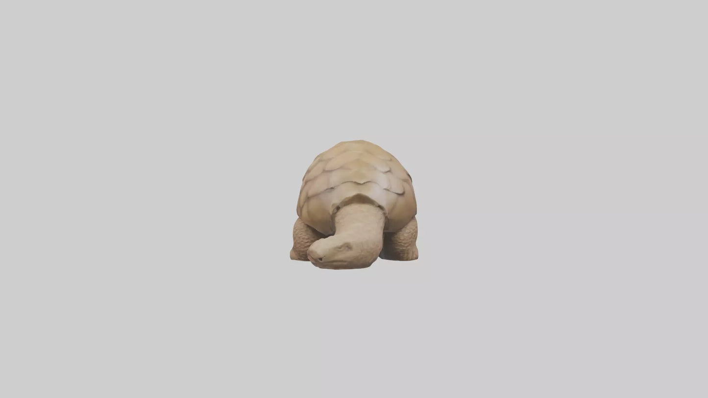3D model Giant Ground Pangolin resting model VR / AR / low-poly