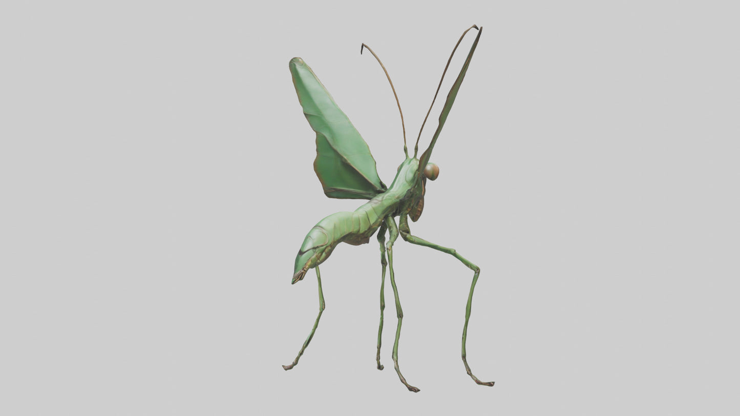 3D model Giant Mantis model VR / AR / low-poly