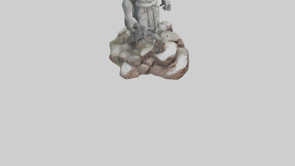3D model Giant of the Mountains statue model VR / AR / low-poly