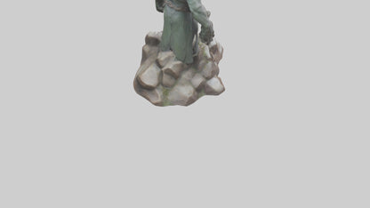3D model Giant of the Mountains statue model VR / AR / low-poly