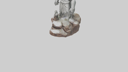 3D model Giant of the Mountains statue model VR / AR / low-poly