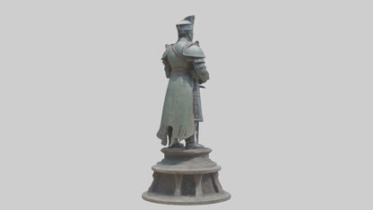 3D model Giant Soldier statue model VR / AR / low-poly
